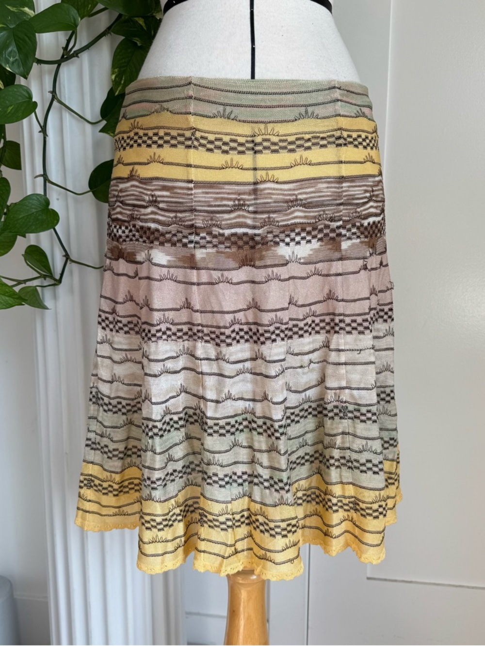 Vintage Missoni Knit Skirt - Size 40